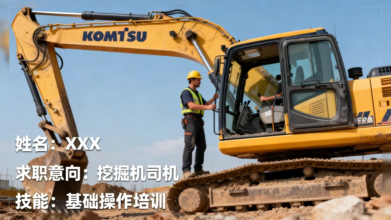 挖掘机司机简历怎么写,没有任何经验能应聘成功吗-图2 挖掘机司机简历怎么写,没有任何经验能应聘成功吗-图2