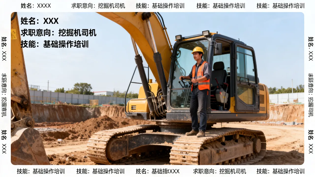 挖掘机司机简历怎么写,没有任何经验能应聘成功吗-图3 挖掘机司机简历怎么写,没有任何经验能应聘成功吗-图3
