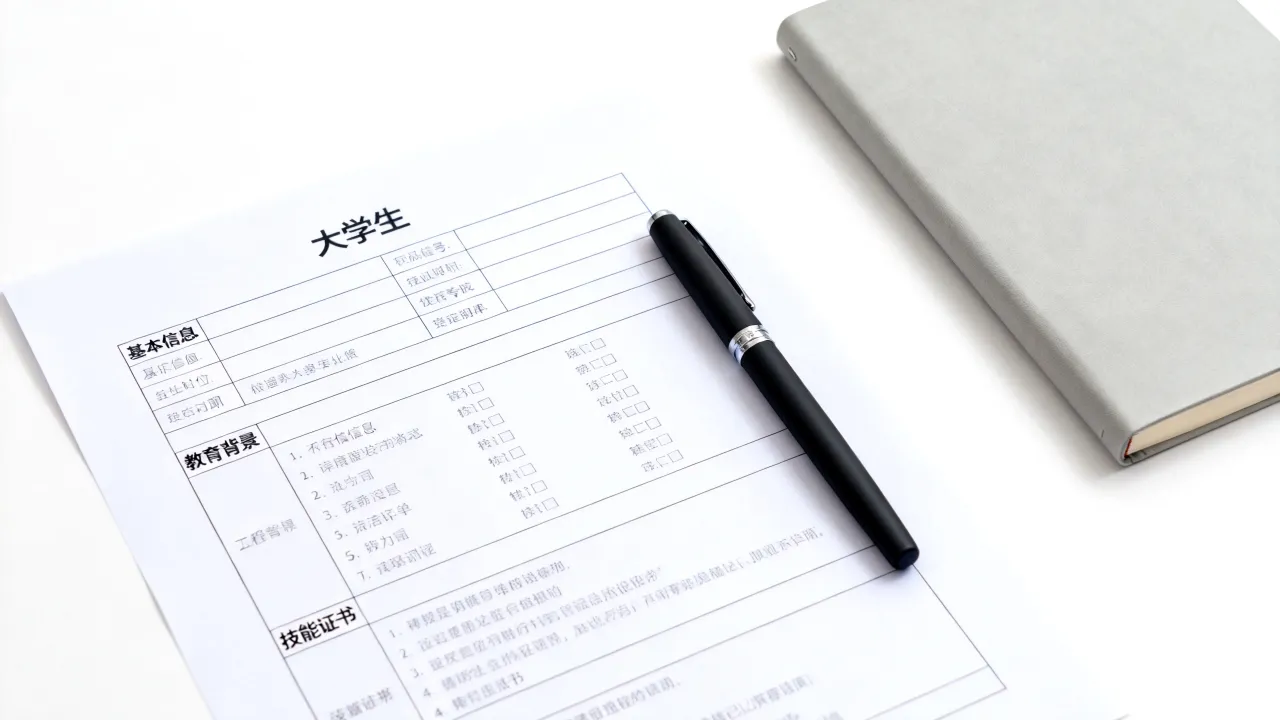 大学生简历怎么写表格,有哪些免费模板和格式