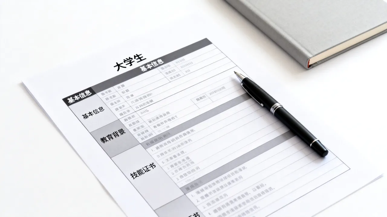 大学生简历怎么写表格,有哪些免费模板和格式-图2 大学生简历怎么写表格,有哪些免费模板和格式-图2