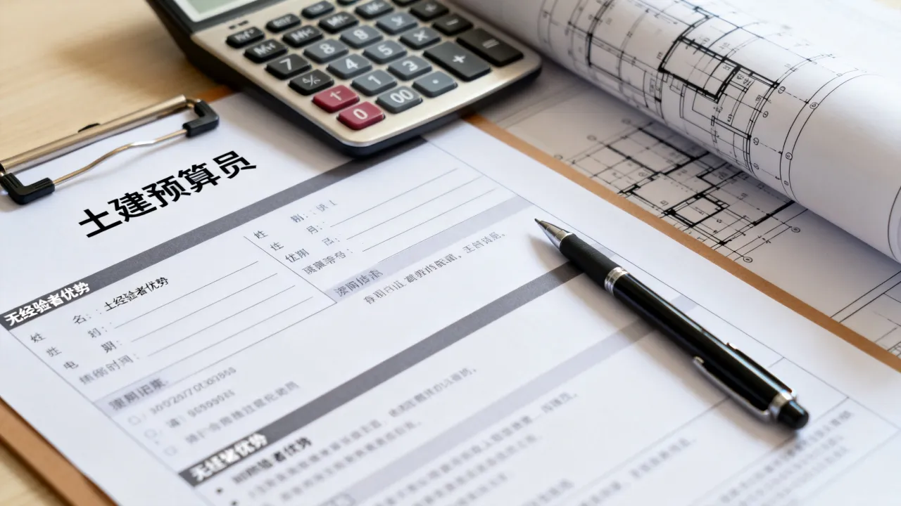 土建预算员简历怎么写?无经验者如何突出自己的优势?