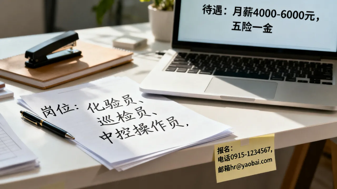 安康尧柏水泥江华招聘有哪些岗位?工资待遇及报名方式一览