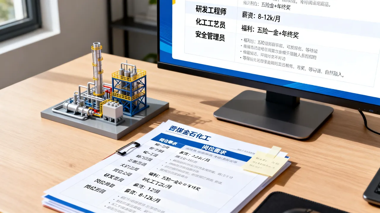 晋煤金石化工招聘待遇怎么样,晋煤金石化工招聘岗位有哪些