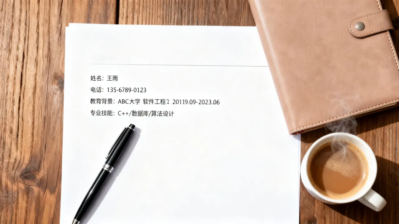 应聘个人简历怎么做,应届毕业生求职简历怎么写?