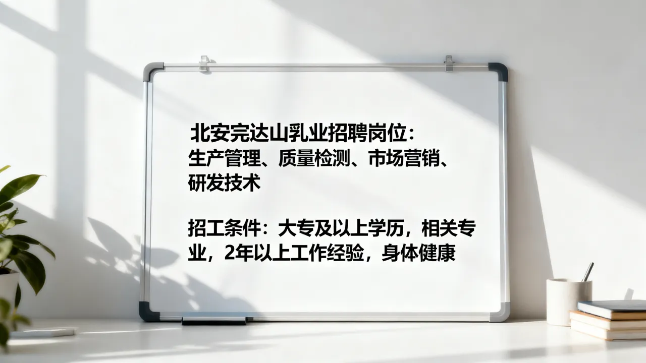北安完达山乳业招聘有哪些岗位?招工条件如何-图3 北安完达山乳业招聘有哪些岗位?招工条件如何-图3