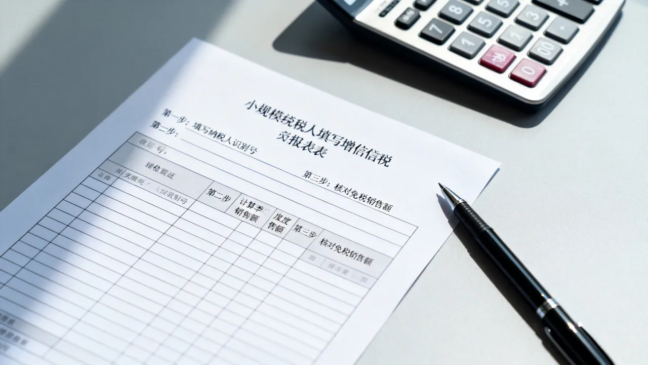 增值税如何填报？小规模纳税人申报表填写步骤详解