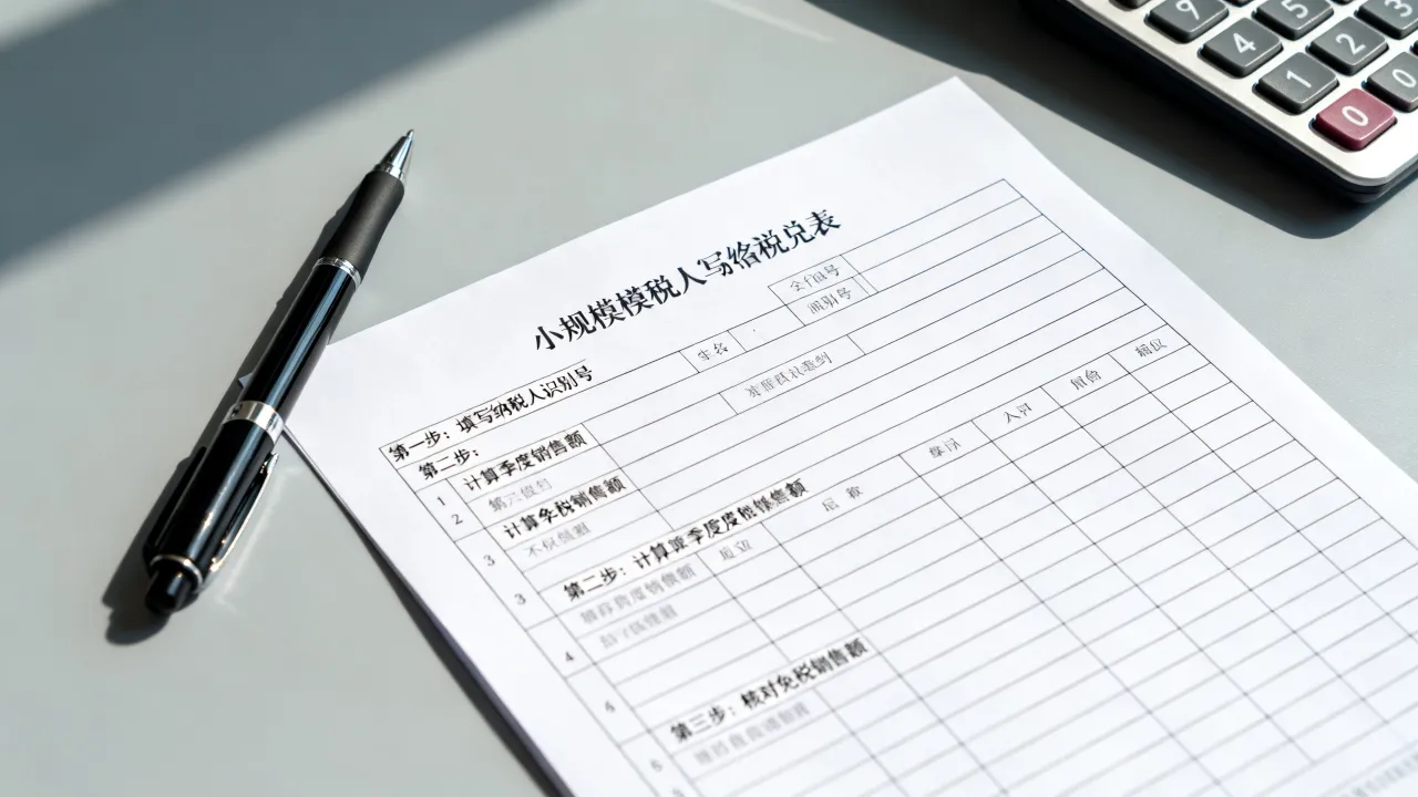 增值税如何填报？小规模纳税人申报表填写步骤详解-图3