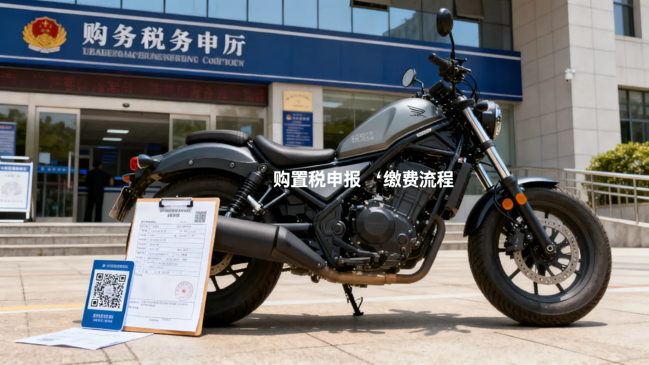 摩托车如何缴税，2025年摩托车购置税怎么交-图3