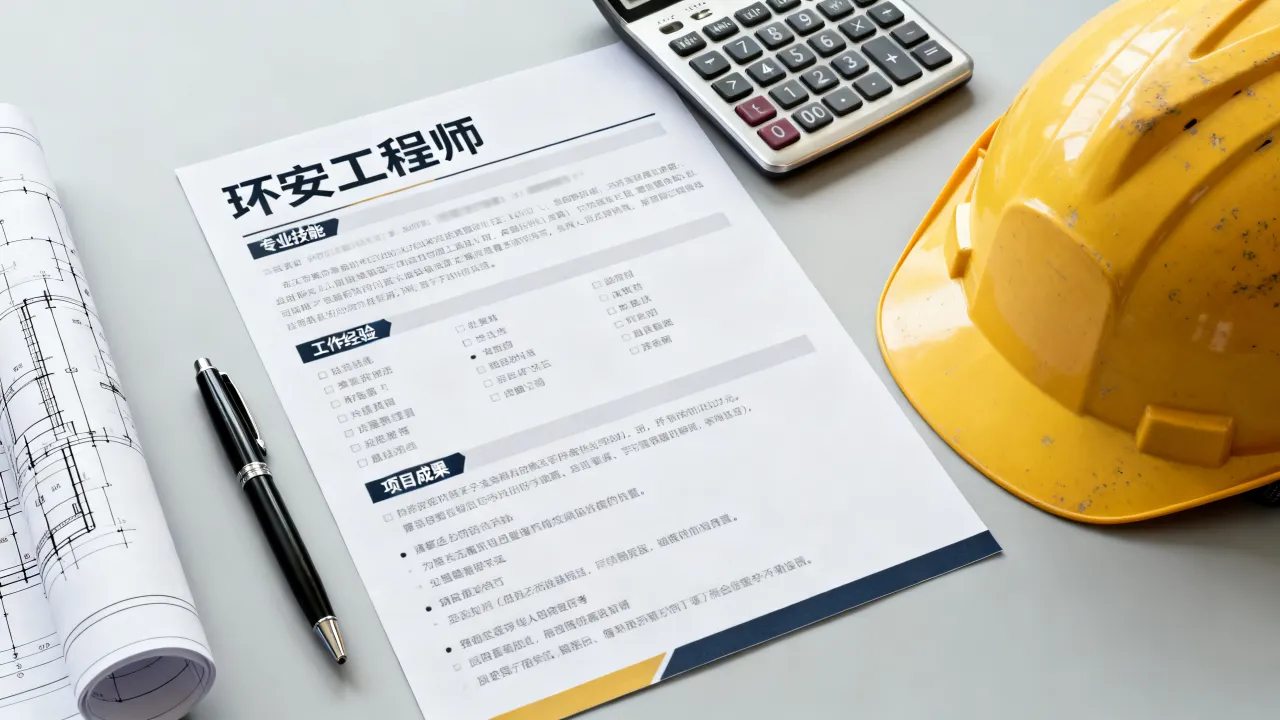 环安工程师简历怎么写,有哪些要点和注意事项?