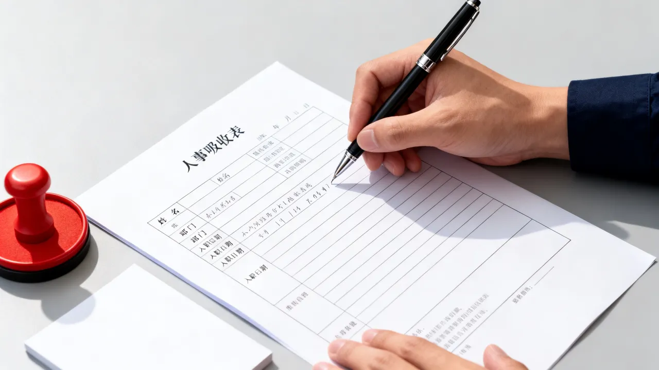 人事吸收表是什么,人事吸收表怎么填写才规范?