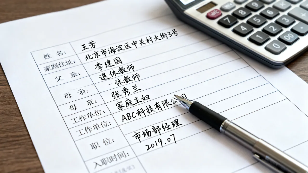 申报表个人简历怎么写?家庭情况和工作经历如何填?-图3 申报表个人简历怎么写?家庭情况和工作经历如何填?-图3