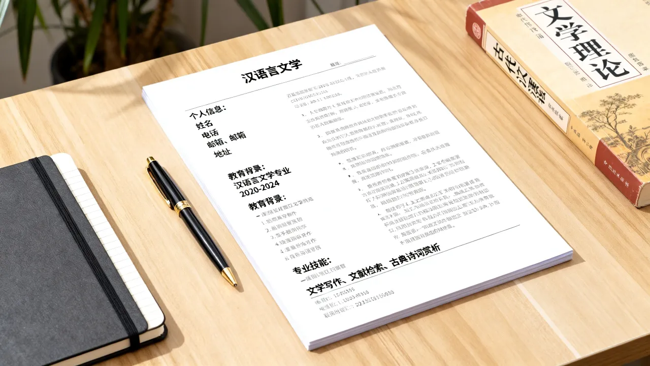 汉语言文学简历怎么写？汉语言文学专业简历制作技巧详解-图3