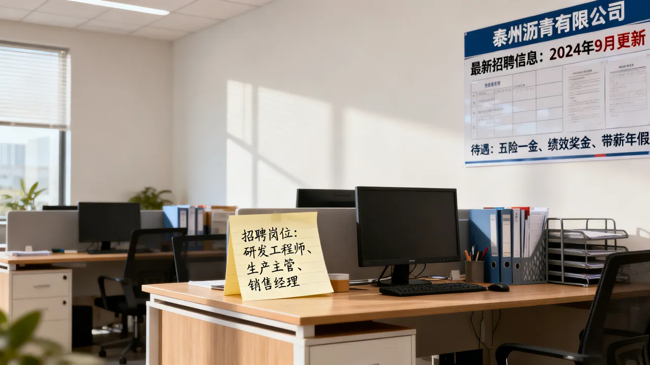 泰州沥青有限公司招聘岗位有哪些,最新招聘信息及待遇怎么样?