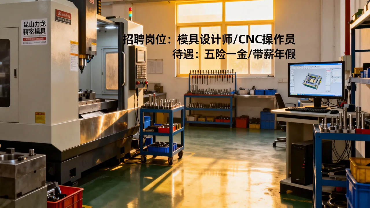 昆山力崛精密模具招聘怎么样，昆山模具厂待遇好吗-图3