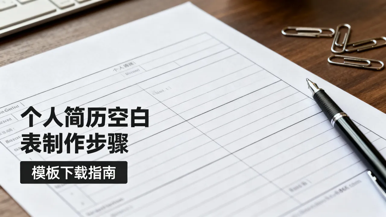 个人简历空白表怎么做,个人简历空白表格模板怎么下载?-图2 个人简历空白表怎么做,个人简历空白表格模板怎么下载?-图2