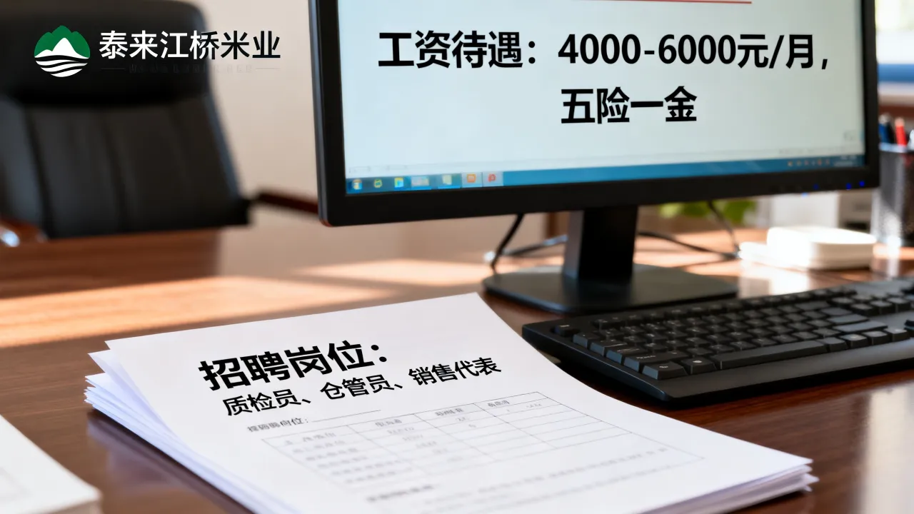 泰来江桥米业招聘岗位有哪些?工资待遇怎么样