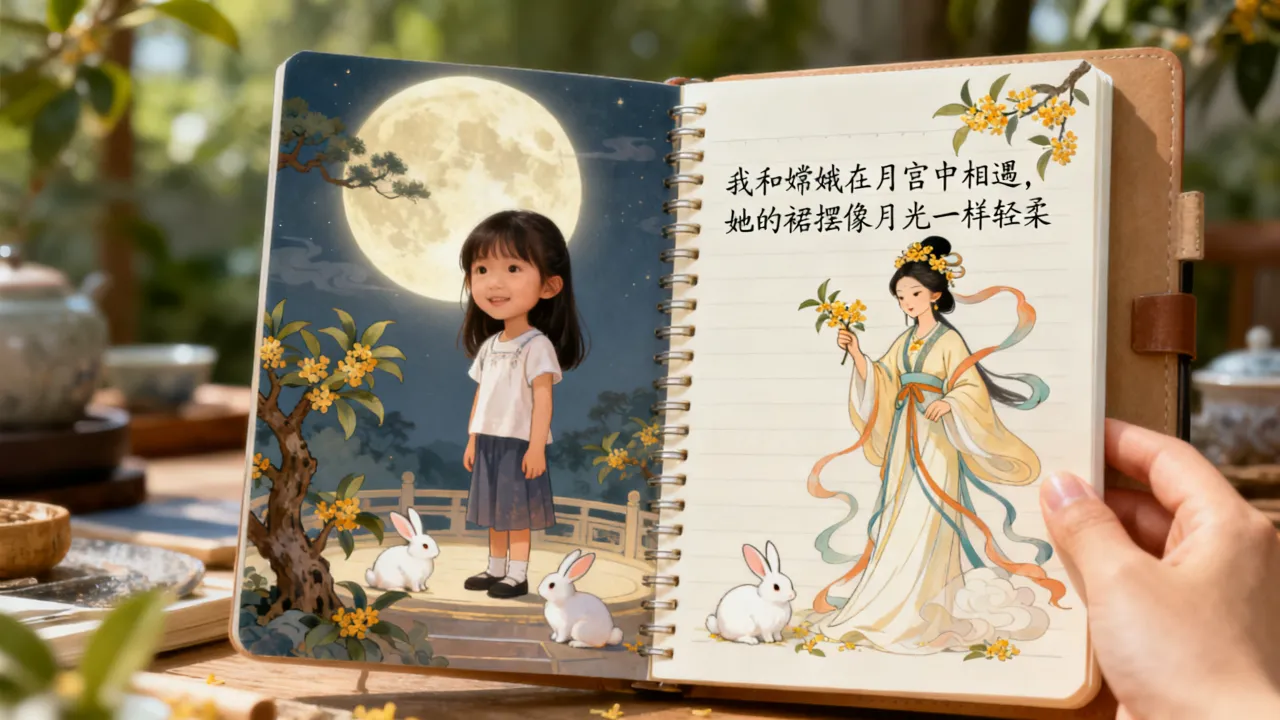 我和嫦娥过一天怎么写?作文开头结尾有哪些高分技巧?-图2 我和嫦娥过一天怎么写?作文开头结尾有哪些高分技巧?-图2
