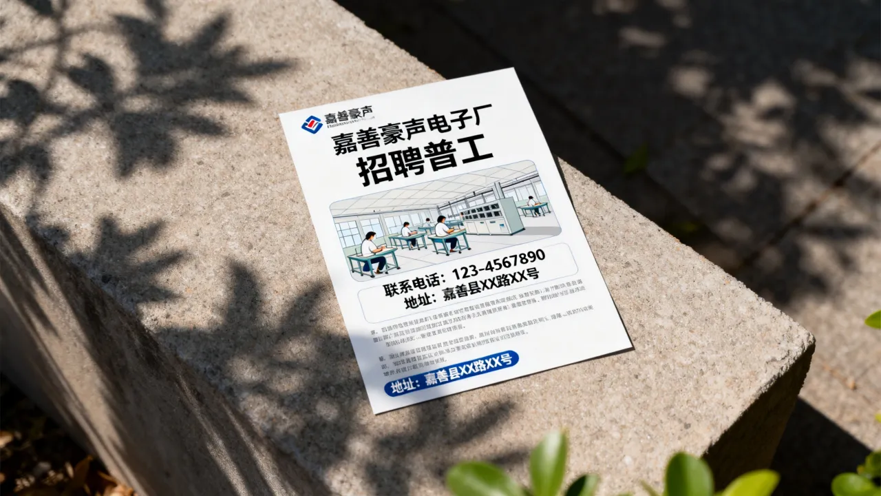 嘉善豪声电子厂招聘信息在哪里看？嘉善豪声电子招聘普工吗-图2