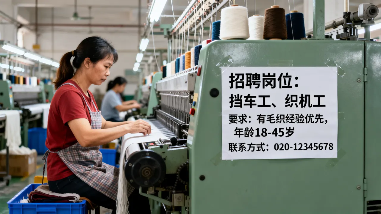 花都毛织厂招聘信息最新吗,花都毛织厂招工最新招聘信息有哪些