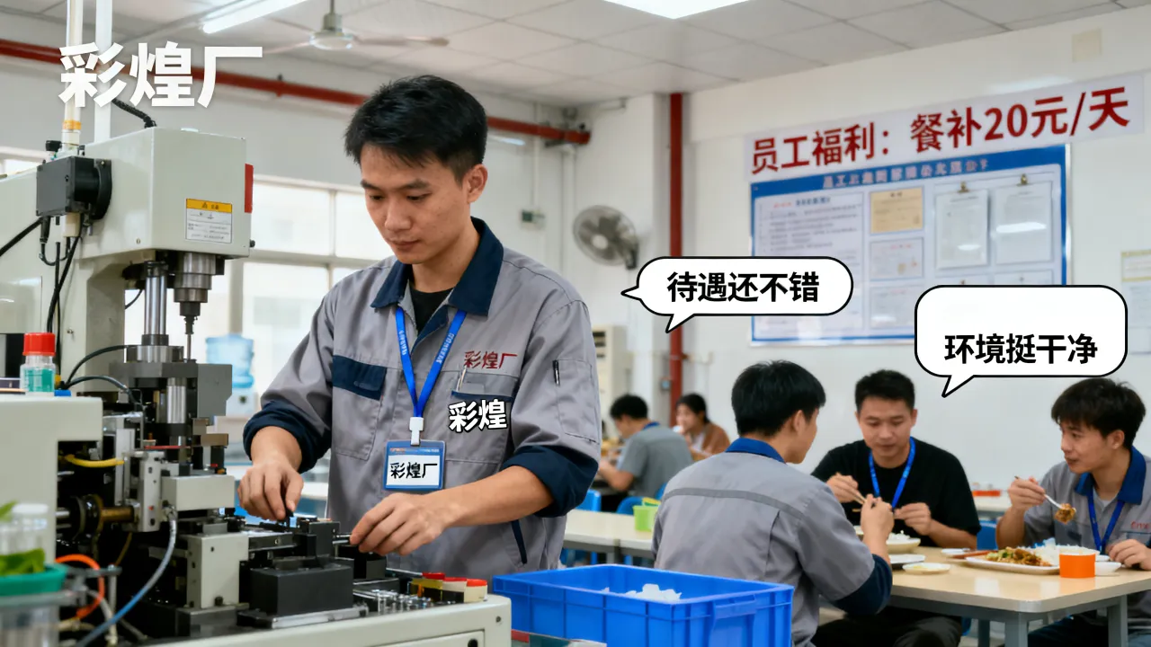 彩煌厂怎么样,员工待遇和工作环境到底好不好?