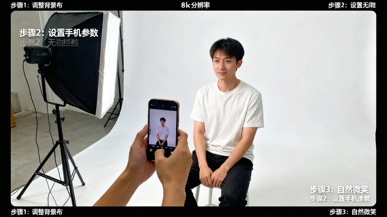怎么制作简历照片?手机拍证件照的详细步骤,简历照片怎么弄-图2 怎么制作简历照片?手机拍证件照的详细步骤,简历照片怎么弄-图2