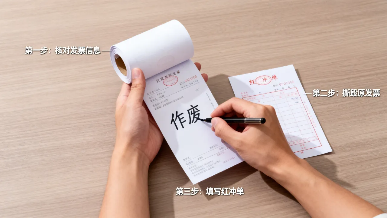 卷式发票如何作废？卷式发票作废流程及红冲方法