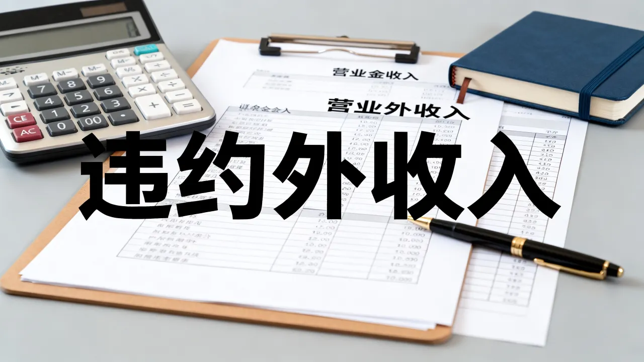 违约金收入如何入账,收到违约金计入营业外收入吗?-图3 违约金收入如何入账,收到违约金计入营业外收入吗?-图3