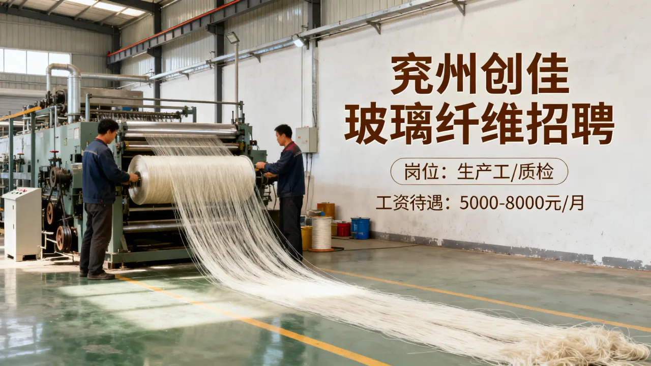 兖州创佳玻璃纤维招聘是真的吗,工资待遇怎么样?