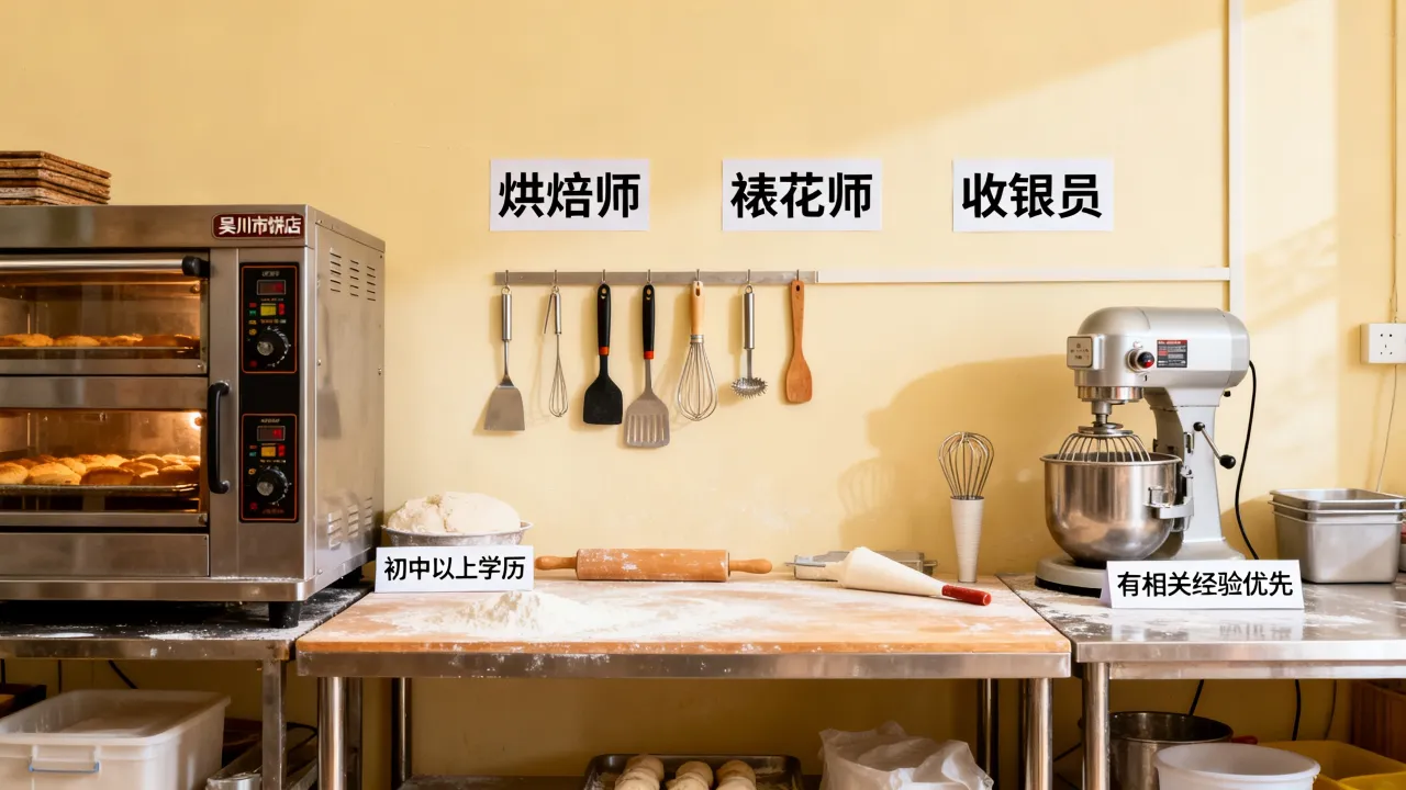 吴川市饼店招聘有哪些岗位,吴川饼店招工条件是什么-图2 吴川市饼店招聘有哪些岗位,吴川饼店招工条件是什么-图2