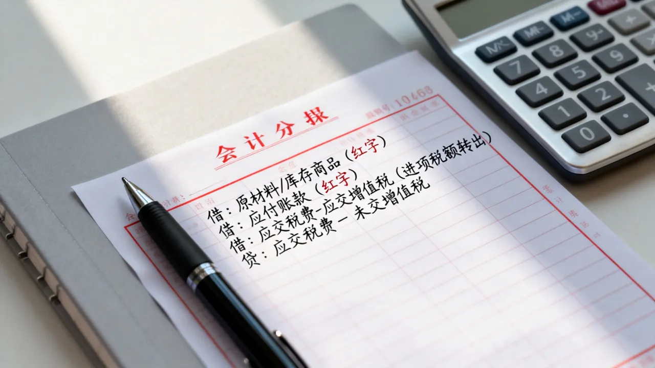 收到红字发票如何做账，红字发票会计分录及进项税额转出怎么做