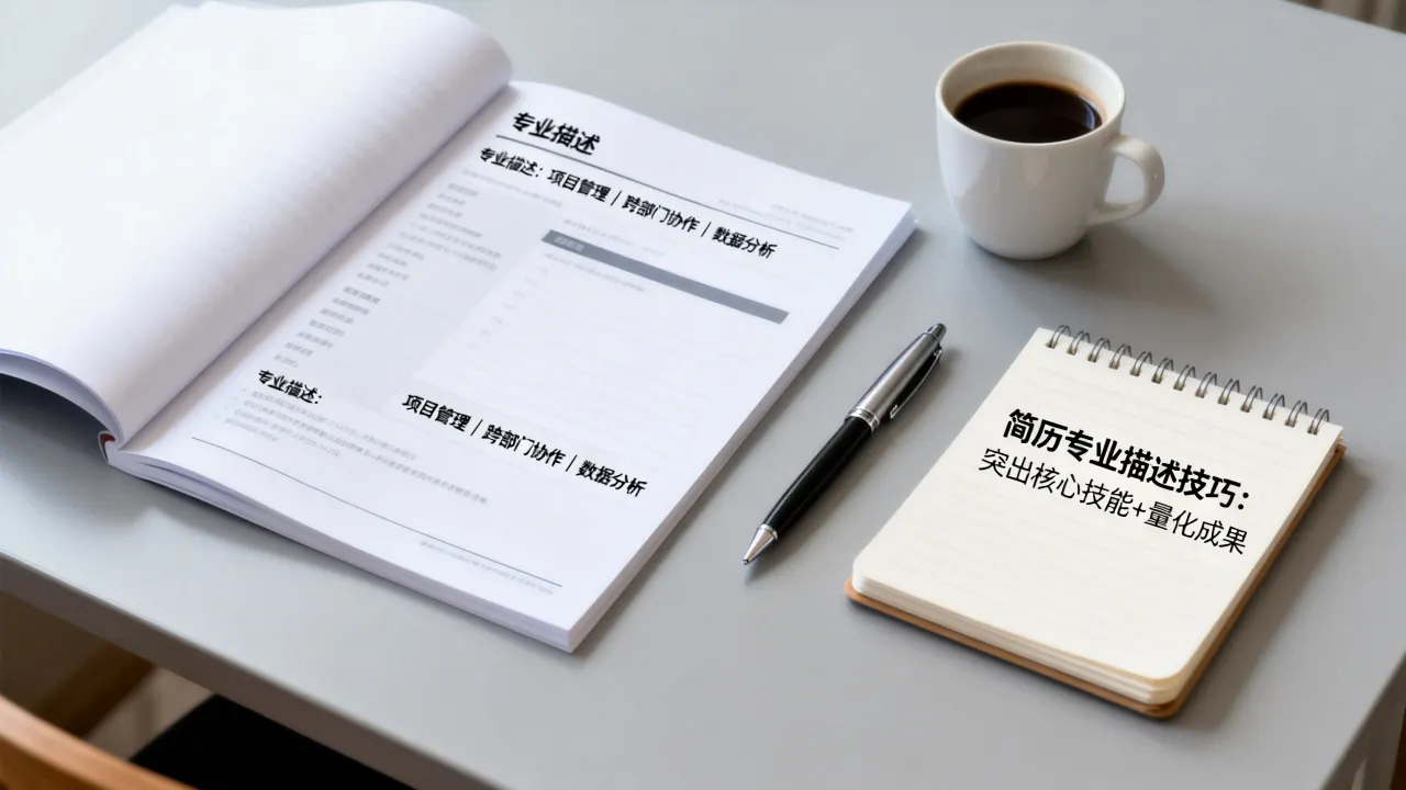 简历的专业怎么写，简历专业描述怎么写才吸引人