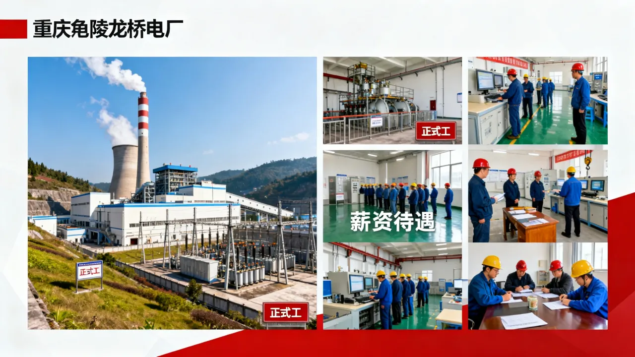 重庆涪陵龙桥电厂招聘是正式工吗,薪资待遇怎么样