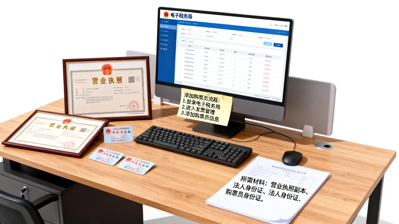 新公司如何添加购票员?网上办理流程需要哪些材料?