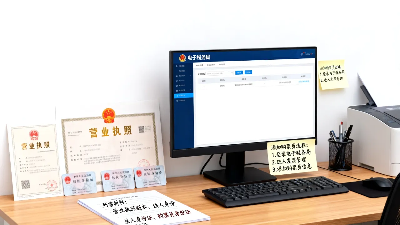 新公司如何添加购票员？网上办理流程需要哪些材料？-图3