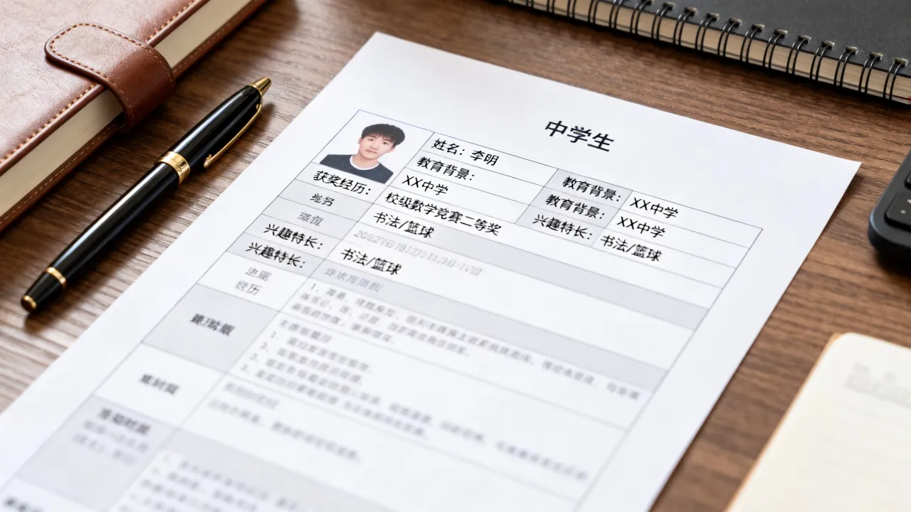 高中怎么写简历,高中生个人简历模板范文怎么写-图2 高中怎么写简历,高中生个人简历模板范文怎么写-图2