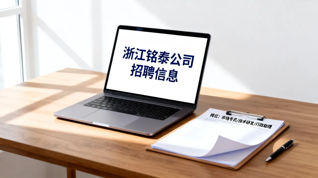 浙江铭泰公司招聘信息在哪里看,浙江铭泰招聘岗位有哪些-图1 浙江铭泰公司招聘信息在哪里看,浙江铭泰招聘岗位有哪些-图1