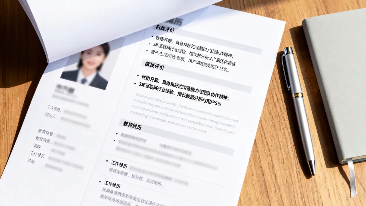 写简历自我评价怎么写，如何写出吸引HR的自我评价？-图2