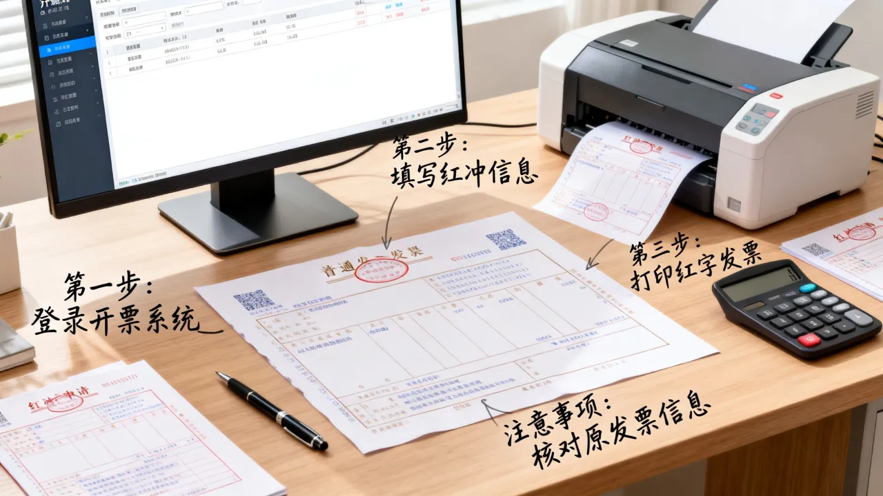 跨年普通发票如何红冲?跨年度红字发票开具流程及注意事项-图2 跨年普通发票如何红冲?跨年度红字发票开具流程及注意事项-图2