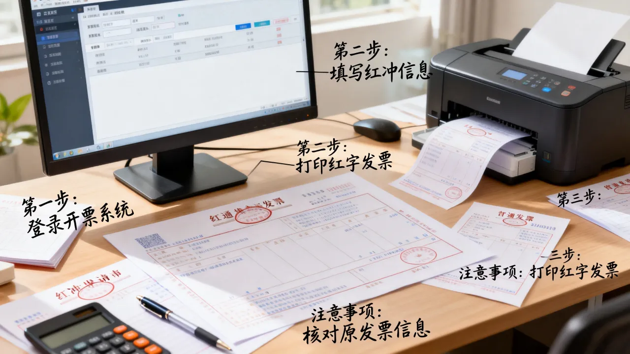 跨年普通发票如何红冲?跨年度红字发票开具流程及注意事项-图3 跨年普通发票如何红冲?跨年度红字发票开具流程及注意事项-图3