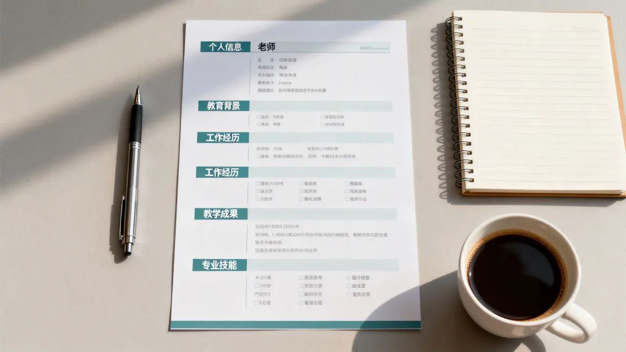 老师简历怎么写，教师个人简历范文模板有哪些？-图2