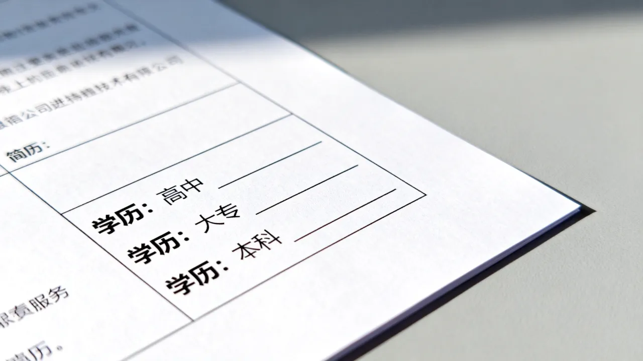 简历怎么写学历,没有高学历的求职者简历学历栏怎么填?-图1 简历怎么写学历,没有高学历的求职者简历学历栏怎么填?-图1