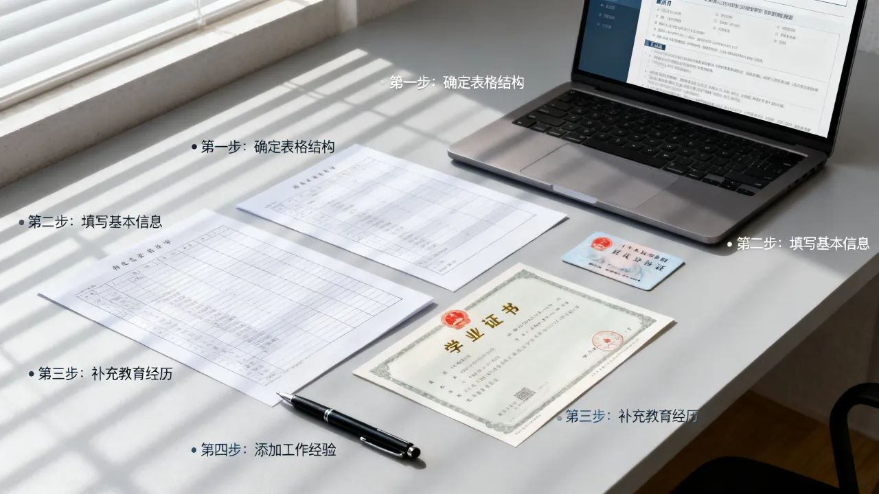 做简历的表格怎么做,个人简历表格制作步骤是什么-图1 做简历的表格怎么做,个人简历表格制作步骤是什么-图1