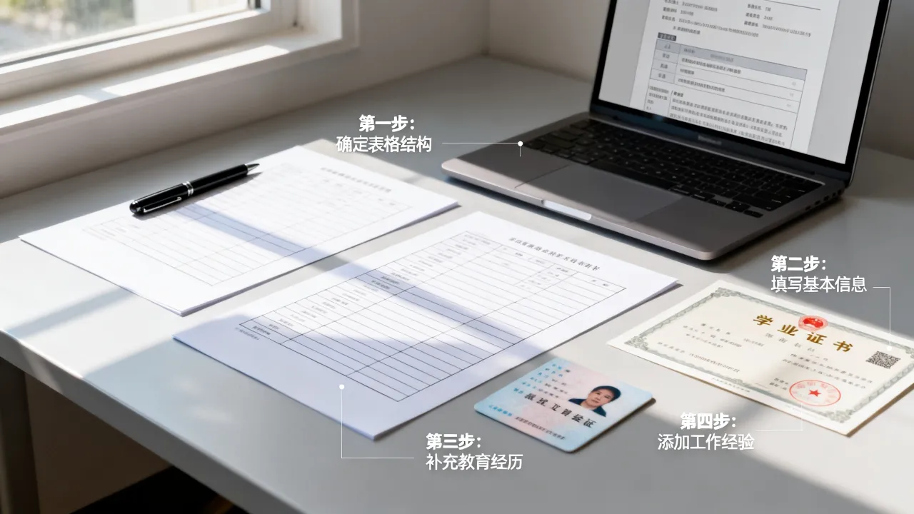 做简历的表格怎么做,个人简历表格制作步骤是什么-图2 做简历的表格怎么做,个人简历表格制作步骤是什么-图2