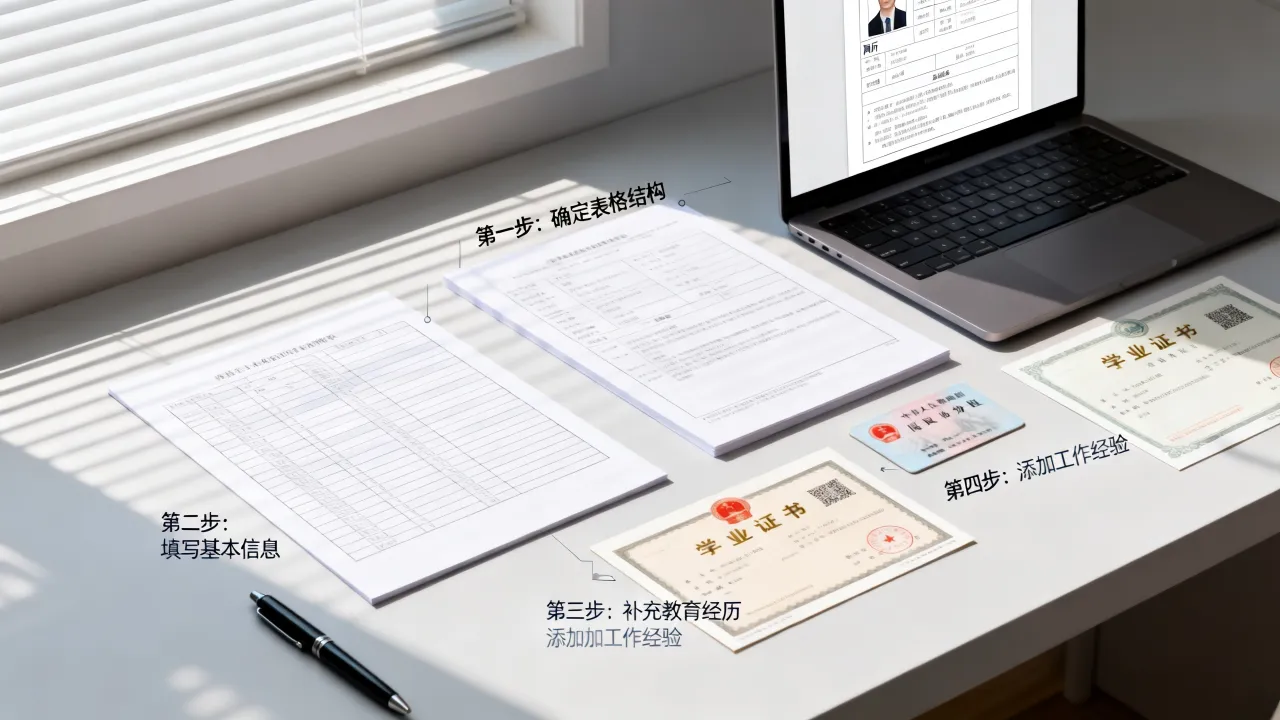 做简历的表格怎么做,个人简历表格制作步骤是什么-图3 做简历的表格怎么做,个人简历表格制作步骤是什么-图3