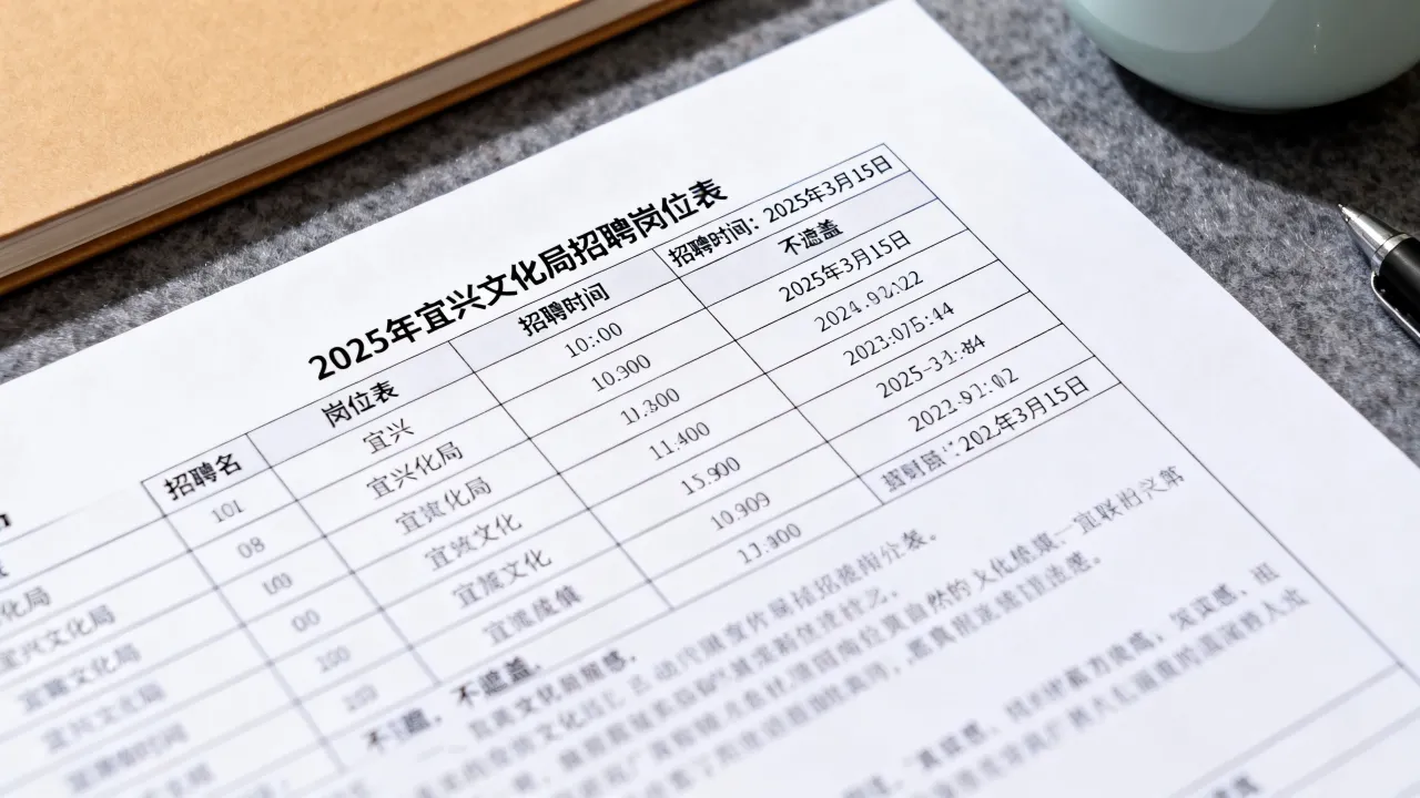 宜兴文化局招聘什么时候开始,宜兴文化局招聘岗位表2025-图3 宜兴文化局招聘什么时候开始,宜兴文化局招聘岗位表2025-图3