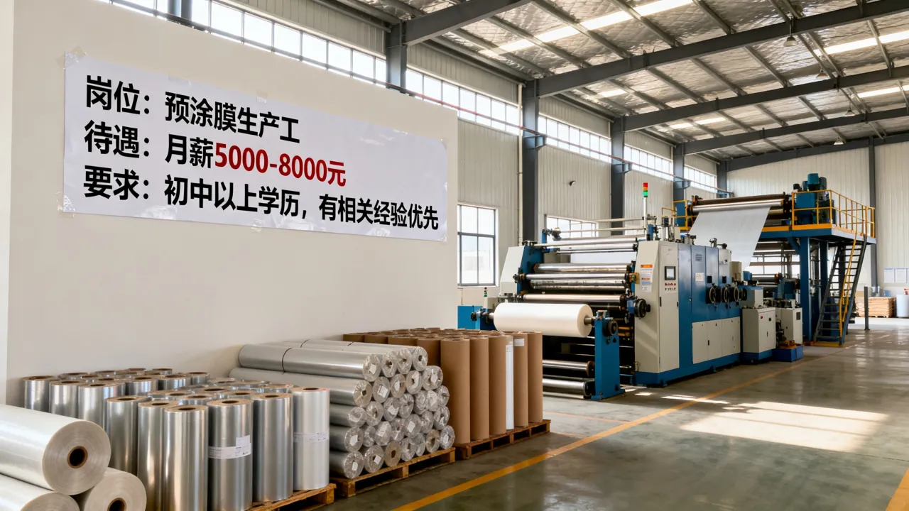 江苏预涂膜招聘信息有哪些，预涂膜厂招工最新岗位待遇怎么样？-图1