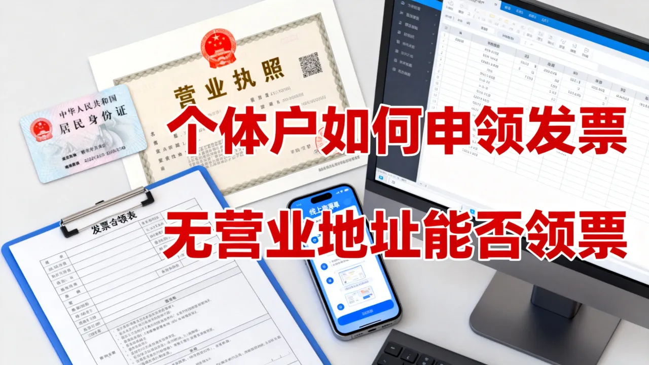 个体户如何申领发票,没有营业地址能领发票吗-图2 个体户如何申领发票,没有营业地址能领发票吗-图2