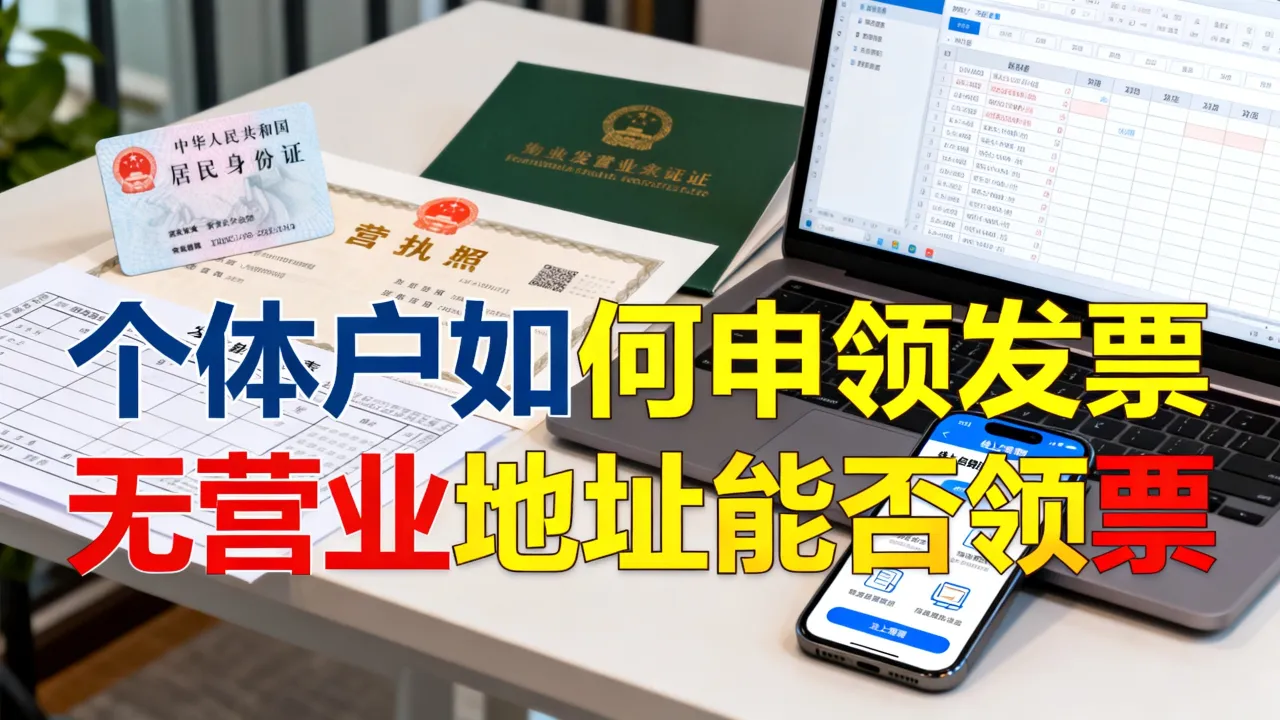 个体户如何申领发票,没有营业地址能领发票吗-图3 个体户如何申领发票,没有营业地址能领发票吗-图3