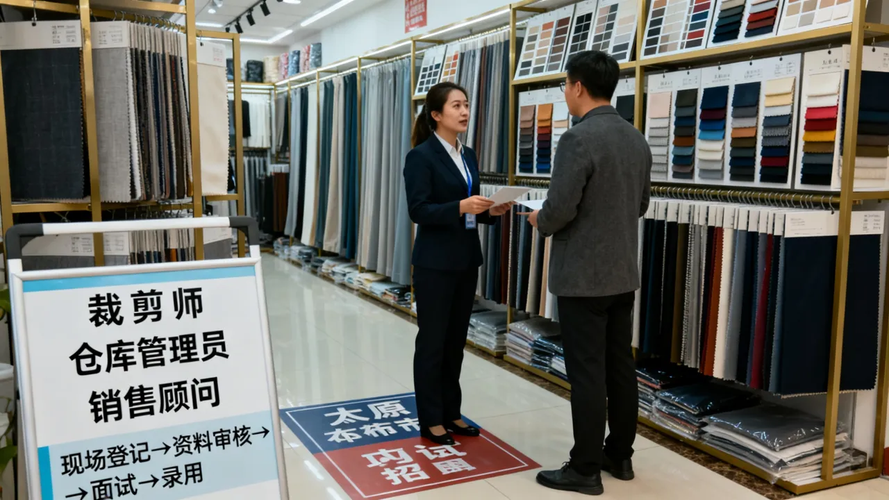 太原众爱布料市场招聘什么岗位?,太原众爱布料市场怎么应聘?-图2 太原众爱布料市场招聘什么岗位?,太原众爱布料市场怎么应聘?-图2