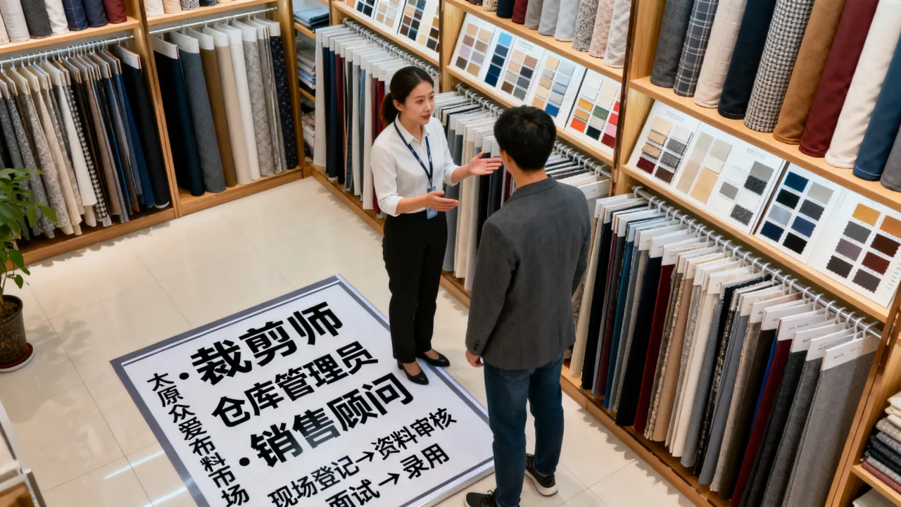 太原众爱布料市场招聘什么岗位?,太原众爱布料市场怎么应聘?-图3 太原众爱布料市场招聘什么岗位?,太原众爱布料市场怎么应聘?-图3